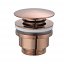 Valvula Click-Clac universal oro rosa cepillado de Imex